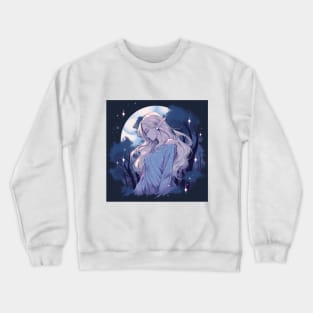 elf forest night Crewneck Sweatshirt